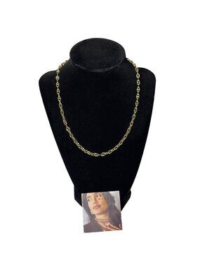 Sahira Taylor Toggle Chain Gold-Plated Necklace - Water & Tarnish Resistant